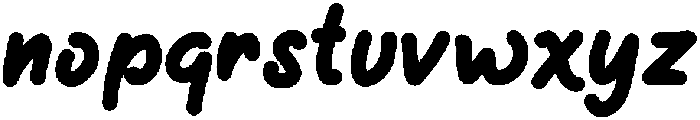 Doggy Smile Regular otf (400) Font LOWERCASE