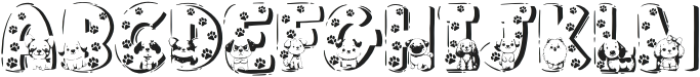 Doggy Style Regular otf (400) Font UPPERCASE