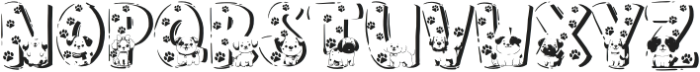 Doggy Style Regular otf (400) Font LOWERCASE