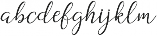 Dogma Script Regular otf (400) Font LOWERCASE