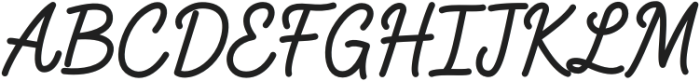 Doingscript otf (400) Font UPPERCASE