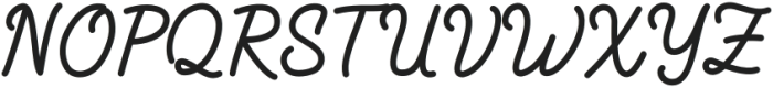 Doingscript otf (400) Font UPPERCASE