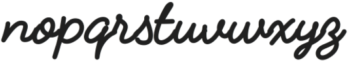 Doingscript otf (400) Font LOWERCASE