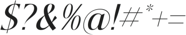 Doknatle Italic otf (400) Font OTHER CHARS