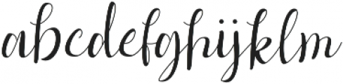 Dolcetto otf (400) Font LOWERCASE