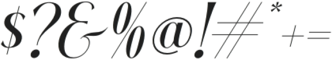 Dolemy Italic otf (400) Font OTHER CHARS