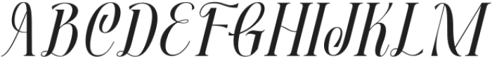 Dolemy Italic otf (400) Font UPPERCASE