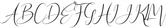 Dolly Script otf (400) Font UPPERCASE