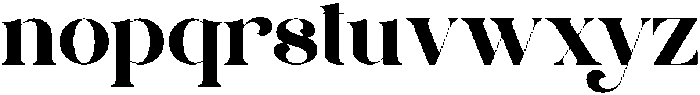 Domera Regular otf (400) Font LOWERCASE