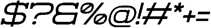 Domesia Italic otf (400) Font OTHER CHARS
