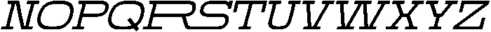 Domesia Italic otf (400) Font UPPERCASE
