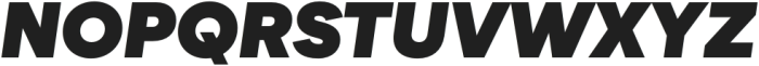 Domi Black It otf (900) Font UPPERCASE