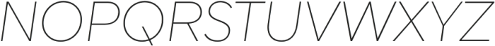 Domi Thin It otf (100) Font UPPERCASE