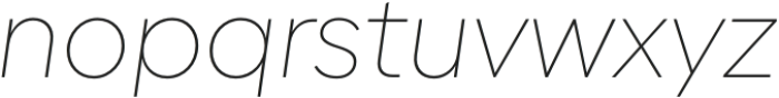 Domi Thin It otf (100) Font LOWERCASE