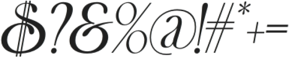 Domica Sauvage Italic otf (400) Font OTHER CHARS