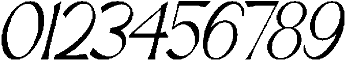 Domillack Italic otf (400) Font OTHER CHARS