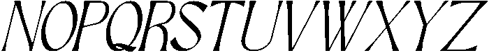 Domillack Italic otf (400) Font UPPERCASE
