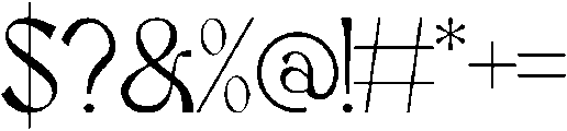 Domillack otf (400) Font OTHER CHARS