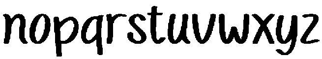 Dominia Regular otf (400) Font LOWERCASE
