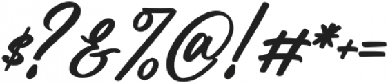 Dominyte Signate Italic otf (400) Font OTHER CHARS