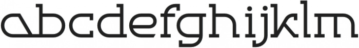 Domosed Slab Serif Regular otf (400) Font LOWERCASE