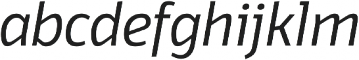Domotika Light Italic otf (300) Font LOWERCASE