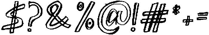 Don Rancho Outline otf (400) Font OTHER CHARS