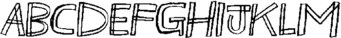 Don Rancho Outline otf (400) Font UPPERCASE