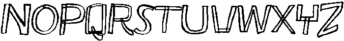 Don Rancho Outline otf (400) Font UPPERCASE