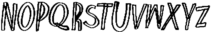 Don Rancho Outline otf (400) Font LOWERCASE