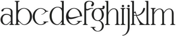 Donatello-Regular otf (400) Font LOWERCASE