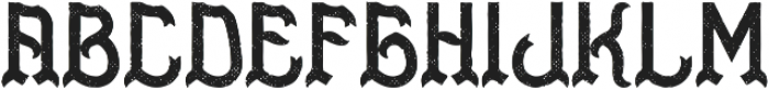 Doncaster Aged otf (400) Font LOWERCASE