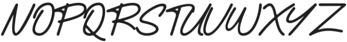 Dongra Script Regular otf (400) Font UPPERCASE