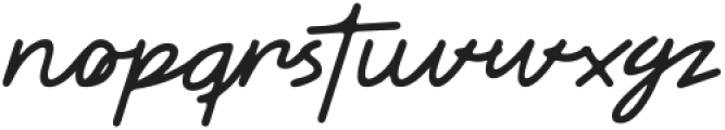 Dongra Script Regular otf (400) Font LOWERCASE