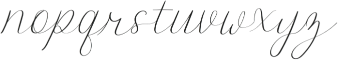 Donitty Italic otf (400) Font LOWERCASE