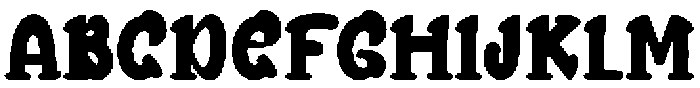 Donut Darling Regular otf (400) Font UPPERCASE