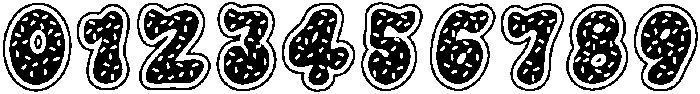 Donut Regular otf (400) Font OTHER CHARS