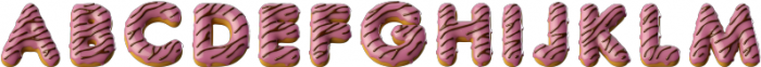Donuts Font Regular otf (400) Font UPPERCASE