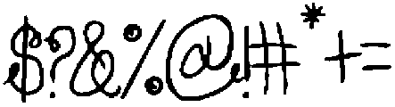 Doodia Note otf (400) Font OTHER CHARS