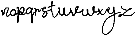 Doodia Note otf (400) Font LOWERCASE