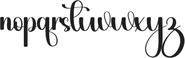 Doodle Alphabet Regular otf (400) Font LOWERCASE
