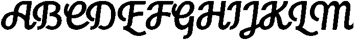 Doodle Bold Script Script otf (700) Font UPPERCASE