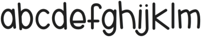 Doodle Booble Regular otf (400) Font LOWERCASE