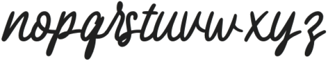 Doodle Cream Script otf (400) Font LOWERCASE
