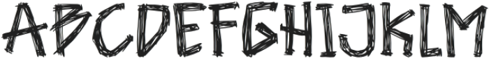 Doodle Lines otf (400) Font UPPERCASE