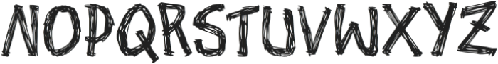 Doodle Lines otf (400) Font UPPERCASE