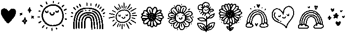 Doodle Notes Regular otf (400) Font UPPERCASE