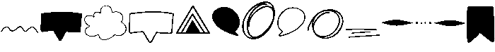 Doodle Regular otf (400) Font LOWERCASE