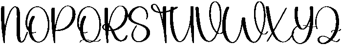 Doodle Regular otf (400) Font UPPERCASE