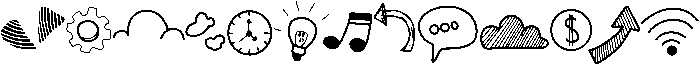 Doodle Regular otf (400) Font UPPERCASE